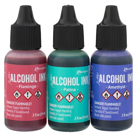 6 Packs: 3 ct. (18 total) Tim Holtz® Alcohol Inks, Beach Deco